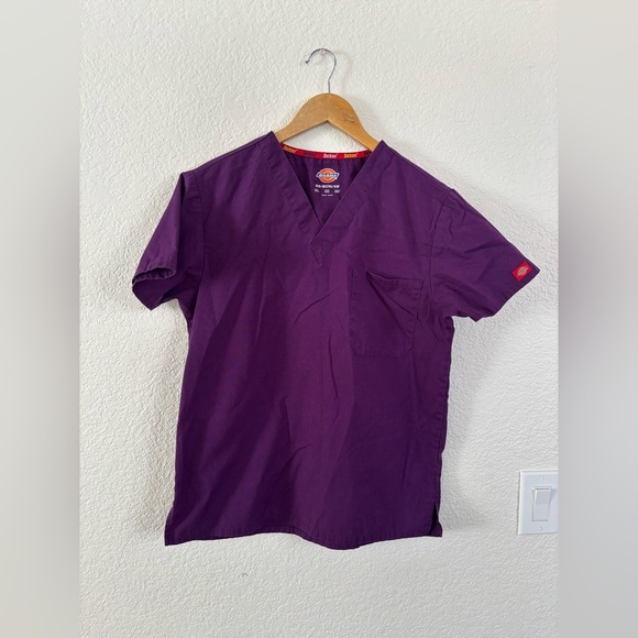 Dickies Purple Crew Neck Tee - Picture 1 of 7
